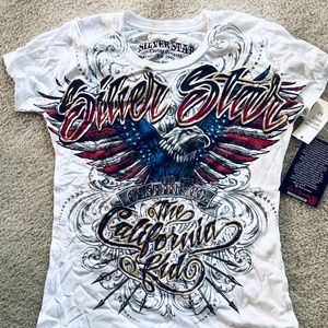 Silver Star Metallic T-Shirt